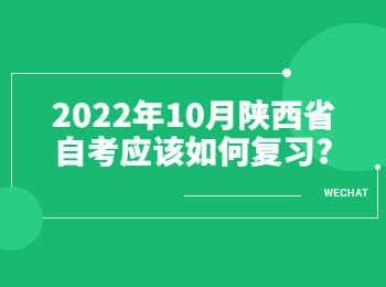 2022年10月陕西省自考应该如何复习?