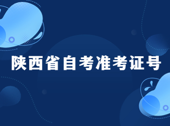 陕西省自考准考证号 陕西省自考