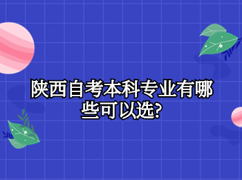 陕西自考本科 陕西自考本科专业