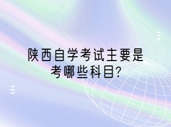 陕西自学考试