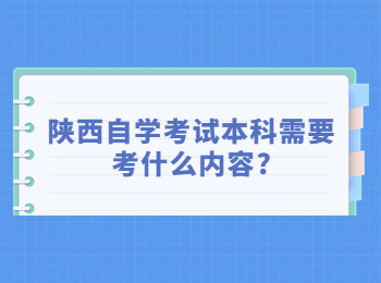 陕西自学考试本科 陕西自学考试